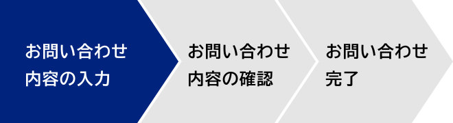 お問い合わせ内容の入力