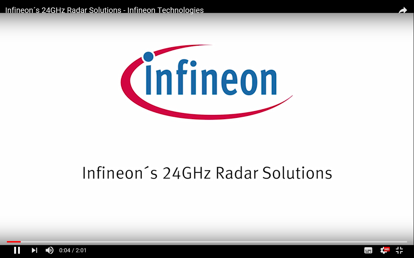Infineon´s 24GHz Radar Solutions