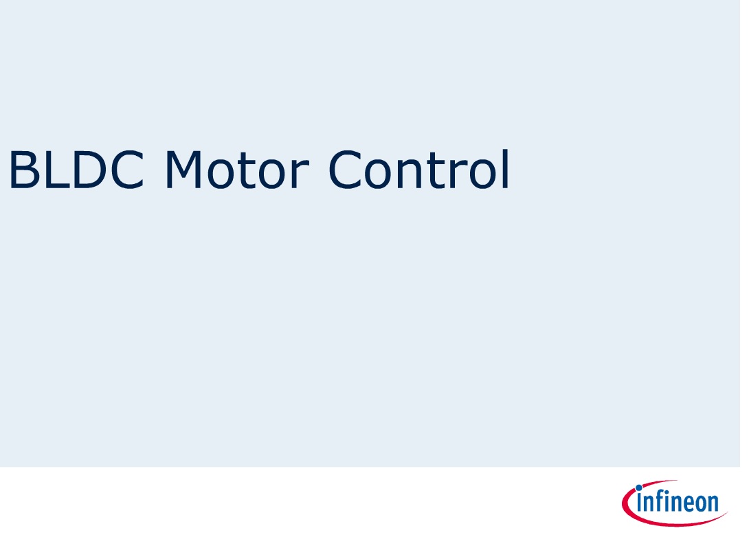 Brushless DC motor Control presentation 