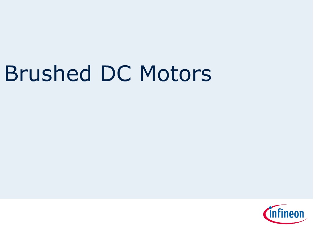 Brushed motor Control presentation 