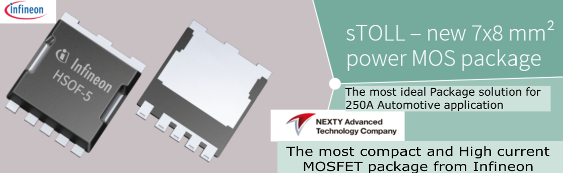 Automotive MOSFET in Brandnew Package sTOLL