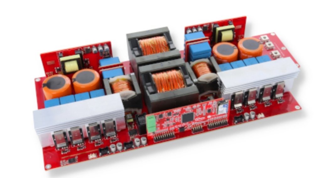 <center><b>REF-DAB11KIZSICSYS</b><br>800Vの出力電圧で最大11kWを供給できるCLLC共振DC / DCコンバータボードです。EVおよびESS充電器向けのラピッドプロトタイピングに理想的です。<center>