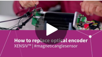 How to replace an optical encoder with Infineon XENSIV™ magnetic angle sensors