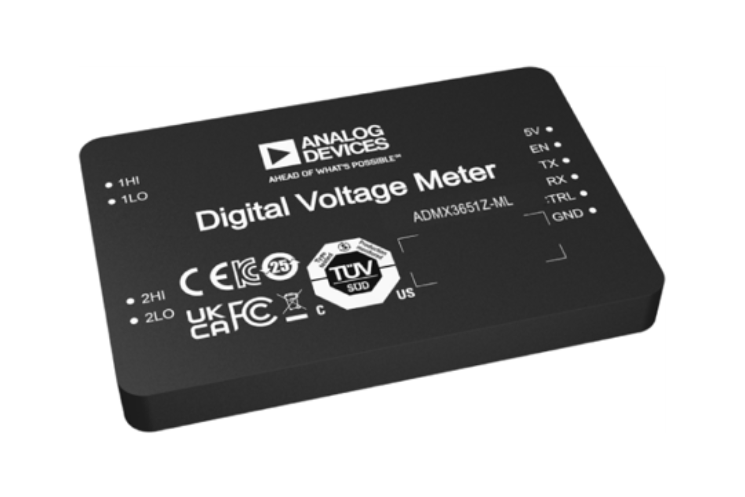ADMX3651:6½桁、±10Vデジタル電圧計
