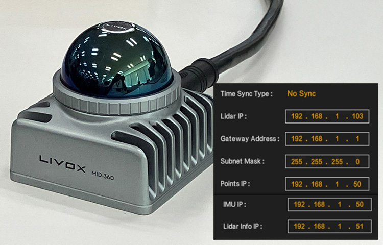 Livox MID-360のIP変更をPythonで自動化する