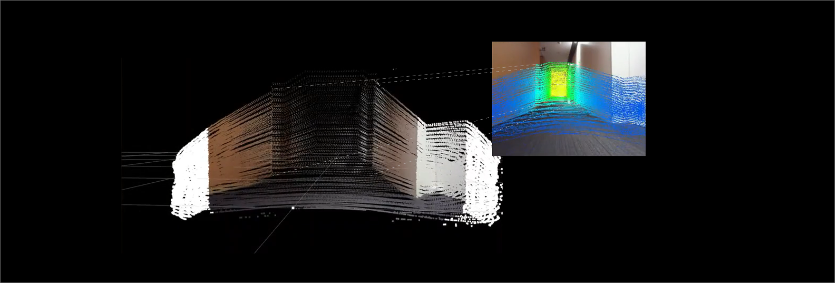 3D-LiDAR（Livox：HAP）とカメラのセンサーフュージョン 